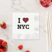 Ik hou van NYC hart Servet (Insitu)