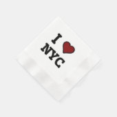Ik hou van NYC hart Servet (Hoek)