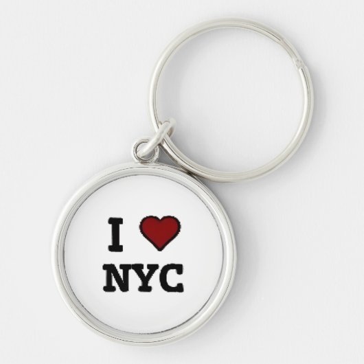 Ik hou van NYC hart Sleutelhanger (Voorkant)
