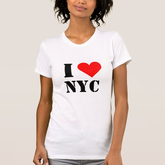 Ik hou van NYC Hart T-Shirt (Voorkant)