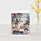 Ik hou van NYC-kaarten Kaart (Gele Bloem)