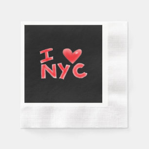 Ik hou van NYC Klassieker Servet