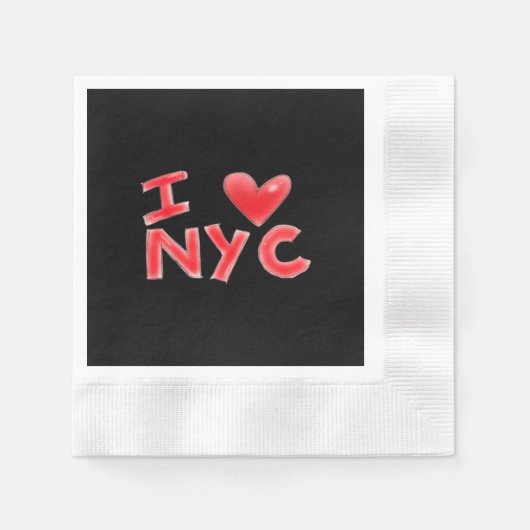 Ik hou van NYC Klassieker Servet (Voorkant)