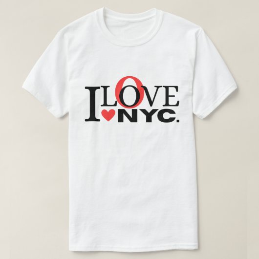 Ik hou van NYC T-shirt (Design voorkant)
