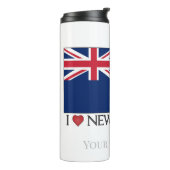 Ik hou van NZ Thermal Tumbler Thermosbeker (Gedraaid links)