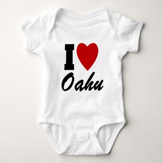 Ik hou van Oahu Romper (Voorkant)