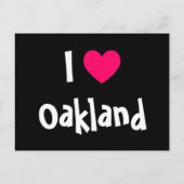 Ik hou van Oakland Briefkaart (Voorkant)