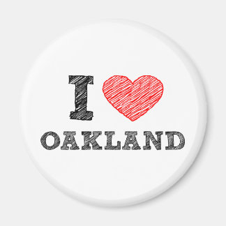 Ik hou van Oakland Magneet