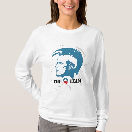 Ik hou van Obama 2012 T-shirt (Voorkant)