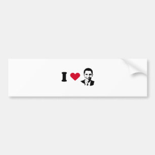 Ik hou van Obama Bumpersticker