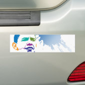 Ik hou van Obama Bumpersticker (Op auto)