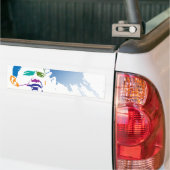 Ik hou van Obama Bumpersticker (Op Truck)