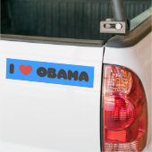 ik hou van obama bumpersticker (Op Truck)