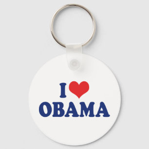 Ik hou van Obama Sleutelhanger