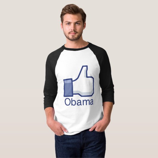 IK HOU VAN OBAMA T-SHIRT (Voorkant volledig)