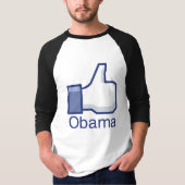 IK HOU VAN OBAMA T-SHIRT (Voorkant)