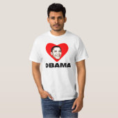 Ik hou van Obama T-shirt (Voorkant volledig)