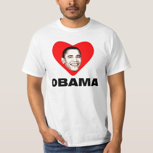 Ik hou van Obama T-shirt (Voorkant)