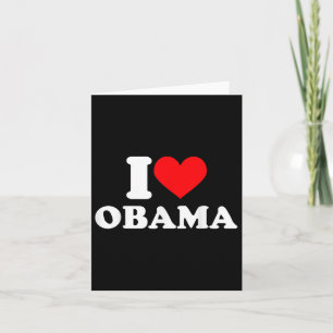 Ik hou van Obama T Shirt I Heart Obama T-shirt_1 Kaart