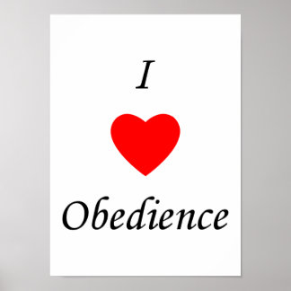 Ik hou van Obedience Poster