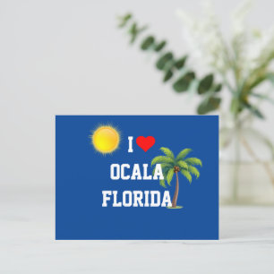 Ik hou van Ocala, Florida Briefkaart