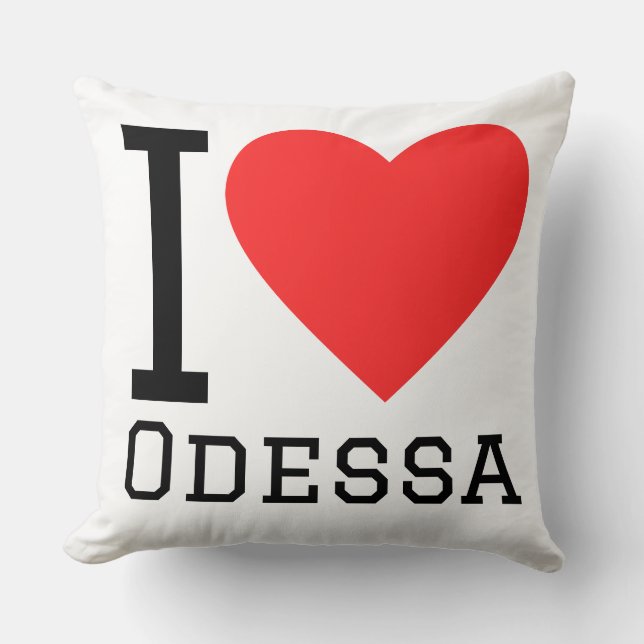 Ik hou van Odessa Kussen (Voorkant)