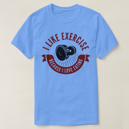 Ik hou van oefening 1 t-shirt (Design voorkant)