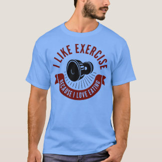 Ik hou van oefening 1 t-shirt
