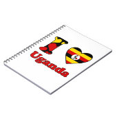 Ik hou van Oeganda Notitieboek (Linkerzijde)