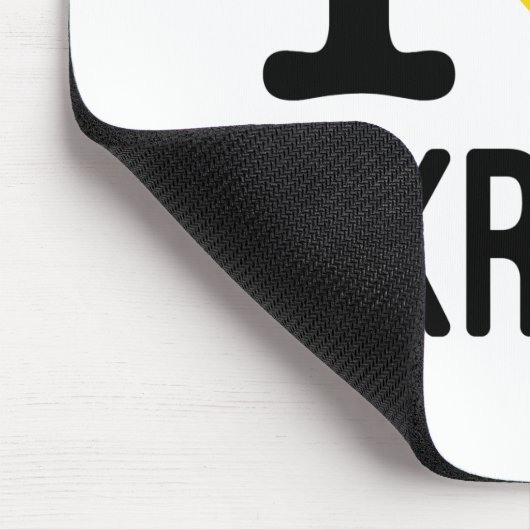 Ik hou van Oekraïense hartslag Oekraïense vlag Muismat (Hoek)