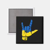 Ik hou van Oekraïne2 Magneet (Voorkant / Achterkant)
