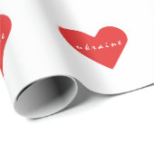 Ik hou van Oekraïne Cadeaupapier (Rol Hoek)