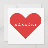 Ik hou van Oekraïne Kaart (Voorkant)