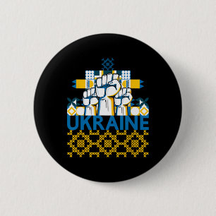 Ik hou van Oekraïne Ronde Button 5,7 Cm