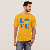 Ik hou van Oekraïne T-shirt (Voorkant volledig)