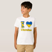 Ik hou van Oekraïne T-shirt (Voorkant volledig)