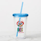 Ik hou van OES Acryl Drinkbeker (Achterkant)