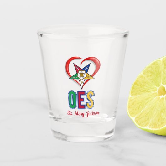 Ik hou van OES Shot Glas (Voorkant)