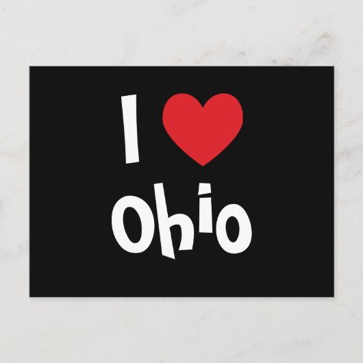 Ik hou van Ohio Briefkaart (Voorkant)
