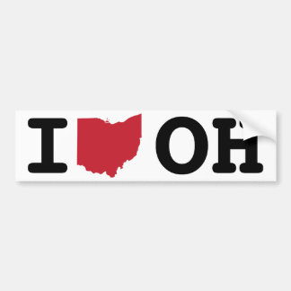 Ik hou van Ohio Bumpersticker