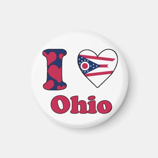 Ik hou van Ohio Magneet (Voorkant)