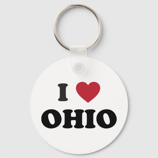 Ik hou van Ohio Sleutelhanger (Voorkant)