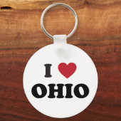 Ik hou van Ohio Sleutelhanger (Voorkant)
