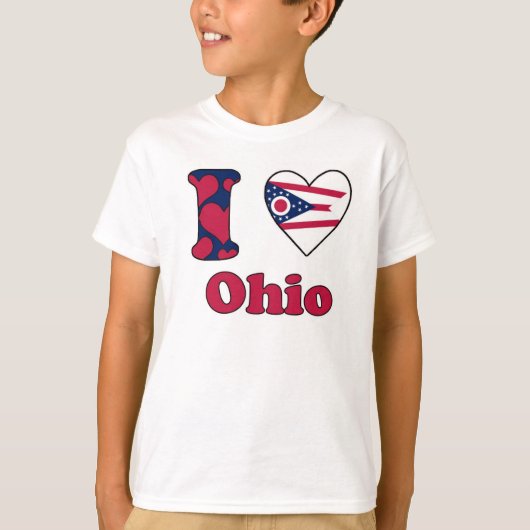 Ik hou van Ohio T-shirt (Voorkant)