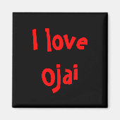 Ik hou van Ojai Magneet (Voorkant)