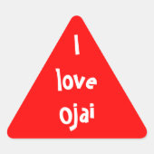 Ik hou van Ojai Sticker (Voorkant)