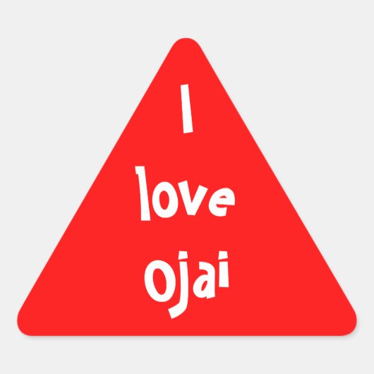 Ik hou van Ojai Sticker (Voorkant)