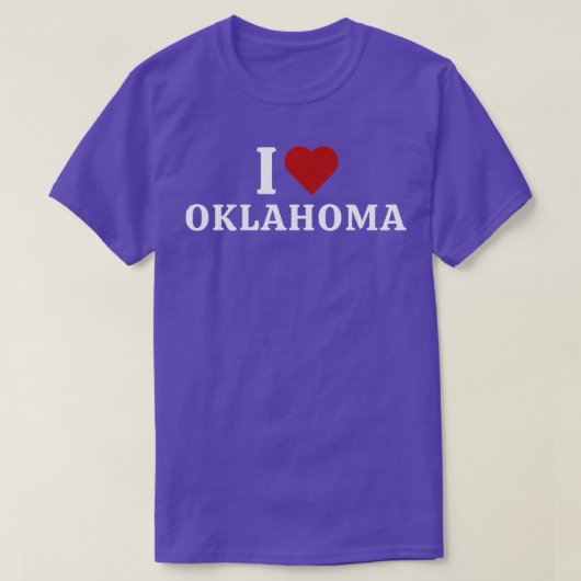 Ik hou van Oklahoma 4 T-shirt (Design voorkant)
