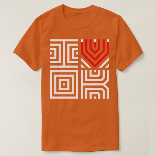 Ik hou van Oklahoma 5 T-shirt (Design voorkant)