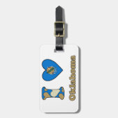 Ik hou van Oklahoma Bagagelabel (Voorkant verticaal)